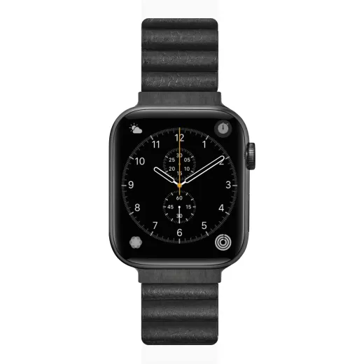 Ремінець Laut NOVI LUXE Midnight для Apple Watch 49мм | 45мм | 44мм (L_AWL_NL_BK)