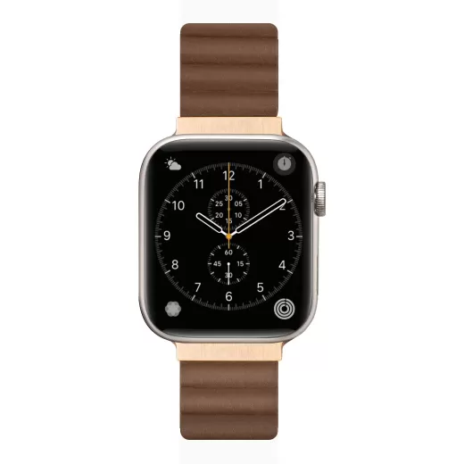 Ремінець Laut NOVI LUXE Sepia Brown для Apple Watch 41мм | 40мм (L_AWS_NL_BR)