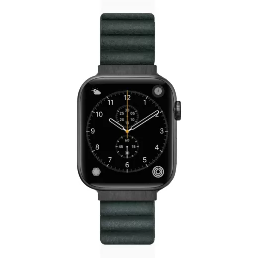 Ремешок Laut NOVI LUXE Pine Green для Apple Watch 49мм | 45мм | 44мм (L_AWL_NL_GN)