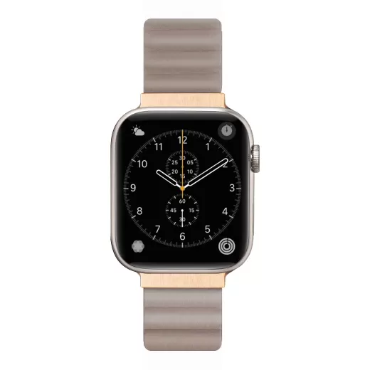 Ремінець Laut NOVI LUXE Beige для Apple Watch 49мм | 45мм | 44мм (L_AWL_NL_BE)