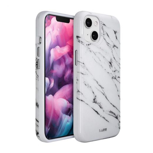 Чехол Laut HUEX ELEMENTS Marble White для iPhone 13 (L_IP21M2_HXE_W)
