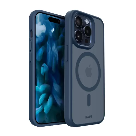 Чехол Laut HUEX PROTECT with MagSafe Dark Blue для iPhone 15 Pro (L_IP23B_HPT_DB)
