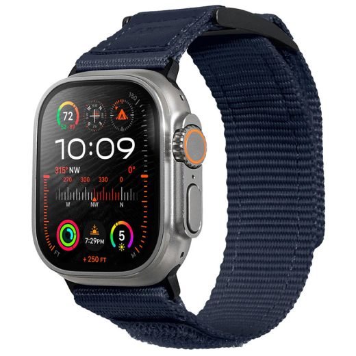 Спортивний ремінець Laut Champs Sport Blue для Apple Watch 49мм | 45мм | 44мм | 42мм (L_AWU_CS_BL)