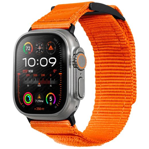 Спортивний ремінець Laut Champs Sport Orange для Apple Watch 49мм | 46мм | 45мм | 44мм (L_AWU_CS_O)