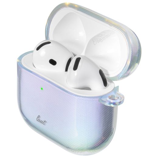 Чохол з карабіном Laut HOLO Pearl для AirPods 4 (2024) (L_AP5_HO_W)