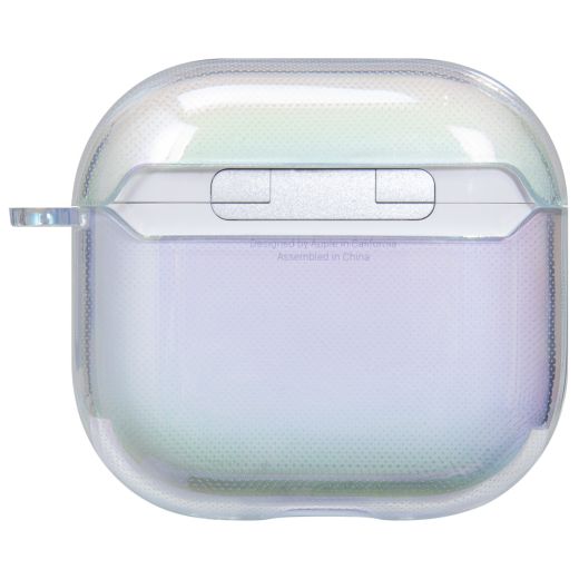 Чохол з карабіном Laut HOLO Pearl для AirPods 4 (2024) (L_AP5_HO_W)