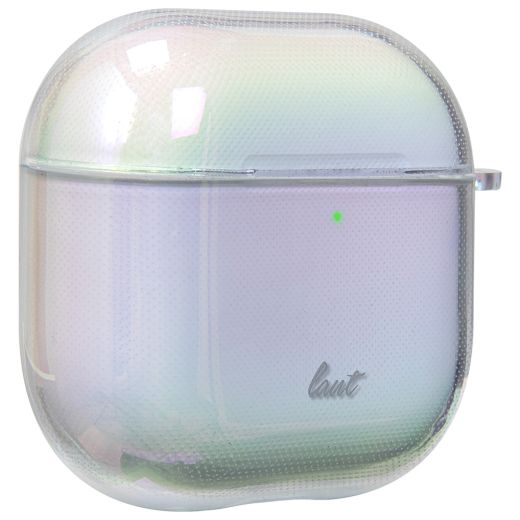 Чохол з карабіном Laut HOLO Pearl для AirPods 4 (2024) (L_AP5_HO_W)