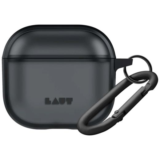 Чехол с карабином Laut HUEX Protect Black для AirPods 4 (2024) (L_AP5_HPT_BK)