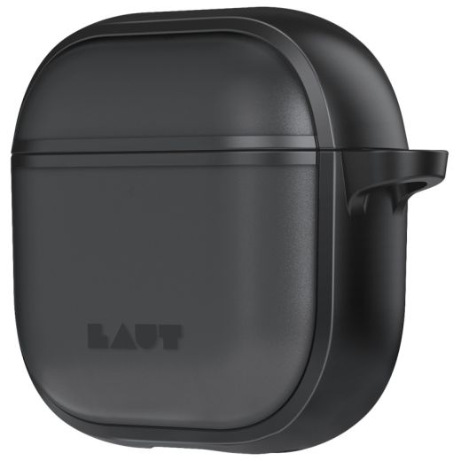 Чехол с карабином Laut HUEX Protect Black для AirPods 4 (2024) (L_AP5_HPT_BK)