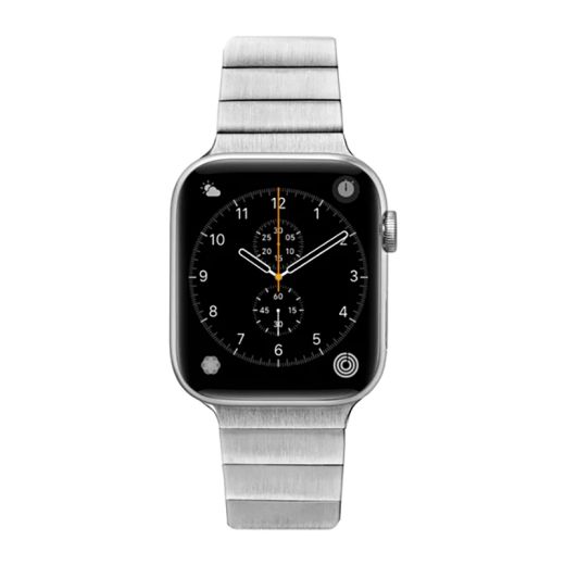 Металлический ремешок Laut LINKS 2.0 Watch Strap Silver для Apple Watch Series 9 | 8 | 7 & SE & ULTRA (L_AWL_L2_SL)