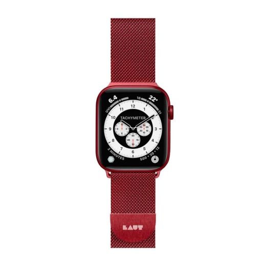 Металевий ремінець Laut Steel Loop Strap Red (L_AWL_ST_BL) для Apple Watch 41mm | 40mm | 38mm