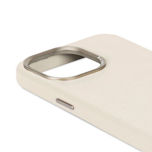 Кожаный чехол Decoded Leather Back Cover Clay для iPhone 15 Pro Max