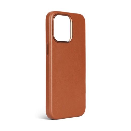 Кожаный чехол Decoded Leather Back Cover Tan для iPhone 15 Pro Max