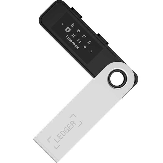 Холодний гаманець для криптовалюти Ledger Nano S Plus Black/Silver