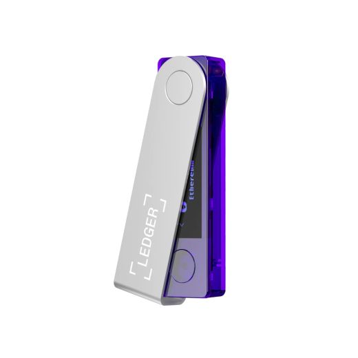 Холодний гаманець для криптовалюти Ledger Nano X Cosmic Purple