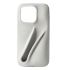 Силиконовый чехол с блеском для губ CasePro Rhode Lip Case Grey для iPhone 15 Plus