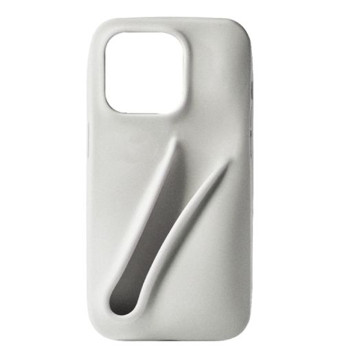 Силіконовий чохол з блиском для губ CasePro Rhode Lip Case Grey для iPhone 13 mini