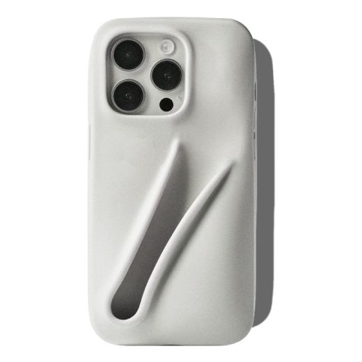 Силиконовый чехол с блеском для губ CasePro Rhode Lip Case Grey для iPhone 11 Pro