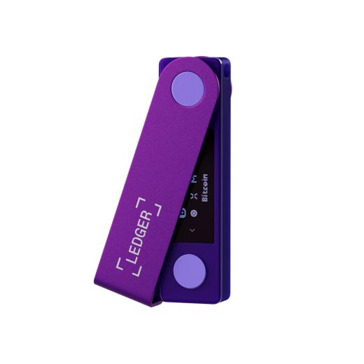 Холодный криптокошелек для криптовалюты Ledger Nano X Amethyst Purple