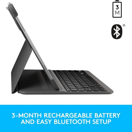 Чохол із клавіатурою Logitech Slim Folio Pro Backlit Bluetooth Keyboard Case для iPad Pro 11" (2020 | 2021 | 2022 | M1 | M2)