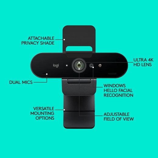 Веб-камера Logitech Brio 4K Webcam (960-001105)