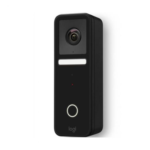 Умный дверной звонок с камерой Logitech Circle View Wired Video Doorbell Apple HomeKit Black