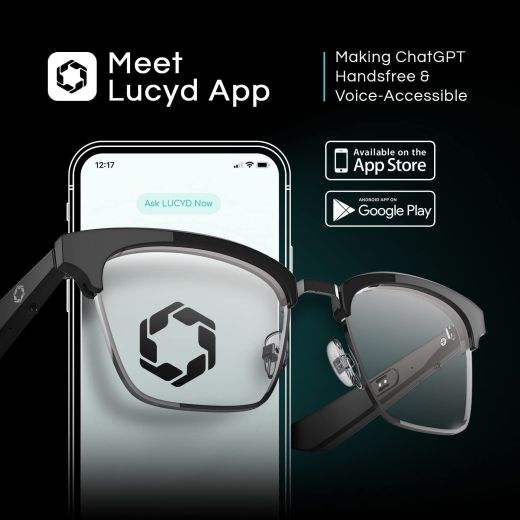 Аудіоокуляри з ChatGPT Lucyd Bluetooth Audio Glasses