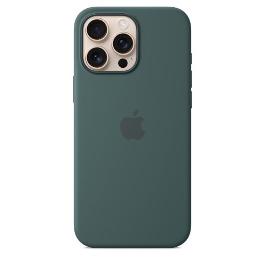 Оригинальный силиконовый чехол Apple Silicone Case with MagSafe Lake Greent для iPhone 16 Pro (MYYR3)