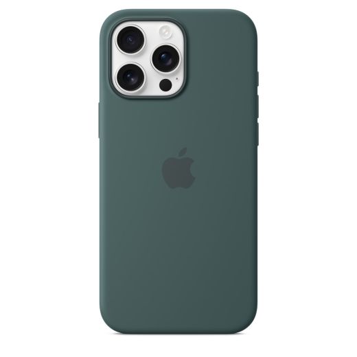 Оригинальный силиконовый чехол Apple Silicone Case with MagSafe Lake Greent для iPhone 16 Pro (MYYR3)