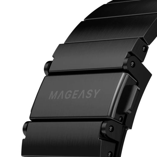 Ремінець SwitchEasy Maestro Black для Apple Watch 42mm | 44mm | 45mm (MAW245034BK22)