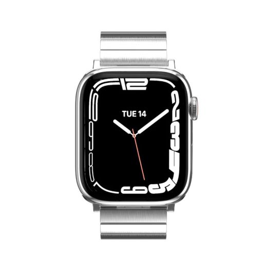 Ремінець SwitchEasy Maestro Silver для Apple Watch 38mm | 40mm | 41mm (MAW801034SV22)