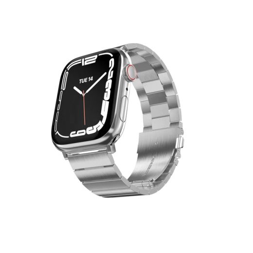 Ремінець SwitchEasy Maestro Silver для Apple Watch 42mm | 44mm | 45mm (MAW245034SV22)