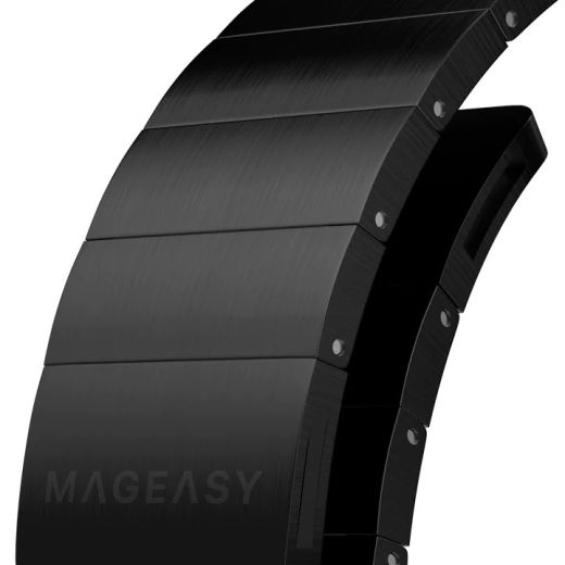 Магнітний ремінець SwitchEasy Maestro M Black для Apple Watch 42mm | 44mm | 45mm  (MAW245044BK22)