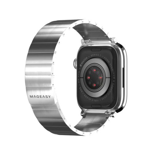Магнітний ремінець SwitchEasy Maestro M Silver для Apple Watch 38mm | 40mm | 41mm  (MAW801044SV22)