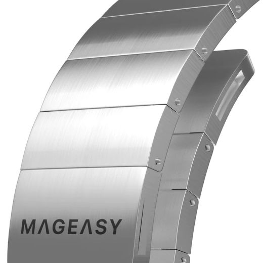 Магнитный ремешок SwitchEasy Maestro M Silver для Apple Watch 38mm | 40mm | 41mm  (MAW801044SV22)