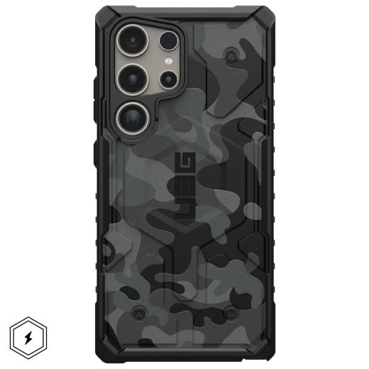 Противоударный чехол UAG Pathfinder SE Black Midnight Camo для Samsung Galaxy S24 Ultra (214426114061)