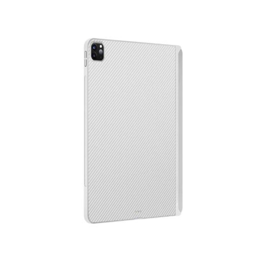 Карбоновый чехол Pitaka MagEZ Case 2 White/Grey (Twill) для iPad Pro 12.9' (2020 | 2021 | 2022 | M1 | M2)
