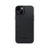 Карбоновий чохол Pitaka MagEZ Case Pro 4 1500D Black/Grey (Twill) для iPhone 15 Plus