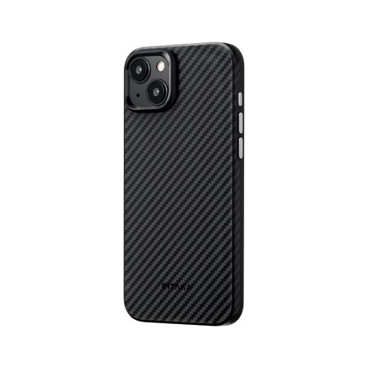Карбоновый чехол Pitaka MagEZ Case Pro 4 1500D Black/Grey (Twill) для iPhone 15 Plus