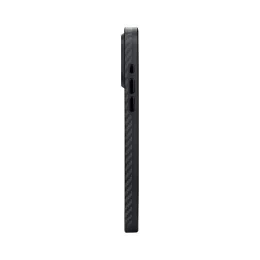 Карбоновий чохол Pitaka MagEZ Case Pro 4 1500D Black/Grey (Twill) для iPhone 15 Plus