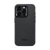 Карбоновый чехол Pitaka MagEZ Case Pro 4 600D Black/Grey (Twill) для iPhone 15 Pro (KI1501PPA)