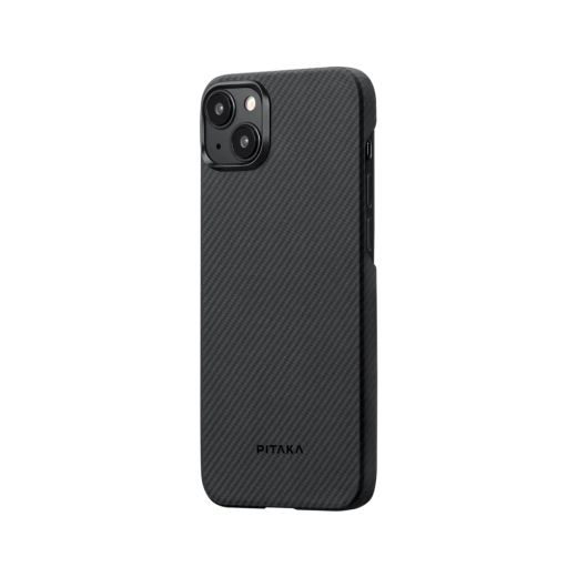 Карбоновый чехол Pitaka MagEZ Case 4 600D Black/Grey (Twill) для iPhone 15 Plus
