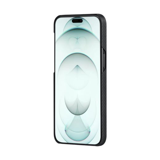 Карбоновий чохол Pitaka MagEZ Case 4 600D Black/Grey (Twill) для iPhone 15 Pro Max (KI1501PMA)