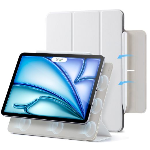 Чехол ESR Rebound Magnetic Case Brilliant White для iPad Air 11” M2 (2024) | Air 10.9" 4 | 5 M1 (2020 | 2022)