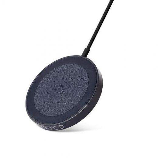 Безпровідна зарядка Decoded Magnetic Wireless Charging Puck with MagSafe Matte Navy (D21MSWC1MNY)