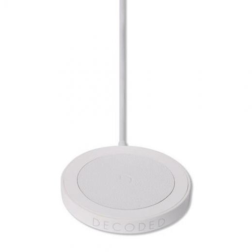 Беспроводная зарядка Decoded Magnetic Wireless Charging Puck with MagSafe White (D21MSWC1WE)