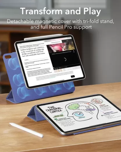 Чехол ESR Rebound Magnetic Case Navy Blue для iPad Air 11” M2 | M3 (2024 | 2025) | Air 10.9" 4 | 5 M1 (2020 | 2022)