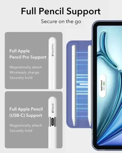 Чохол ESR Rebound Magnetic Case Sky Blue для iPad Air 11” M2 | M3 (2024 | 2025) | Air 10.9" 4 | 5 M1 (2020 | 2022) (3C02200140601)