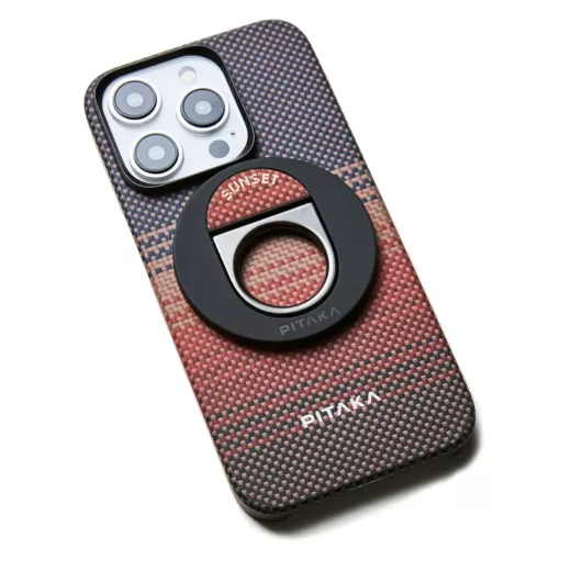 Магнітне кільце-підставка для телефону Pitaka MagEZ Grip 2 Sunset (MGS2401)