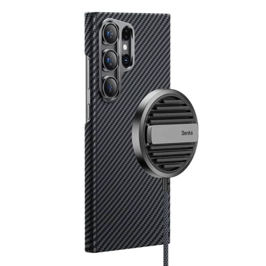 Карбоновый чехол Benks MagClap ArmorAir Case для Samsung Galaxy S24 Ultra